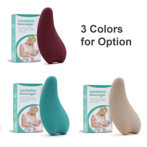 Warming Lactation Massager Soft Silicone Breast Massager