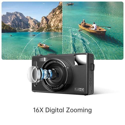 Andoer 1080P Compact Digital Camera Video Camcorder 48MP