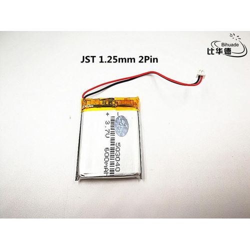 10pcs Jst 1.25mm Customized Good Qulity 3.7v 600mah 503040 Polymer Lithium Ion / Li-Ion For Toy Power Bank Gps Mp3 Mp4