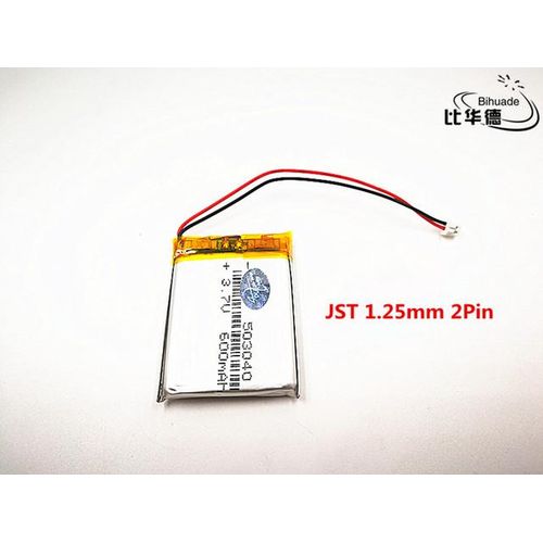 10pcs Jst 1.25mm Customized Good Qulity 3.7v 600mah 503040 Polymer Lithium Ion / Li-Ion For Toy Power Bank Gps Mp3 Mp4