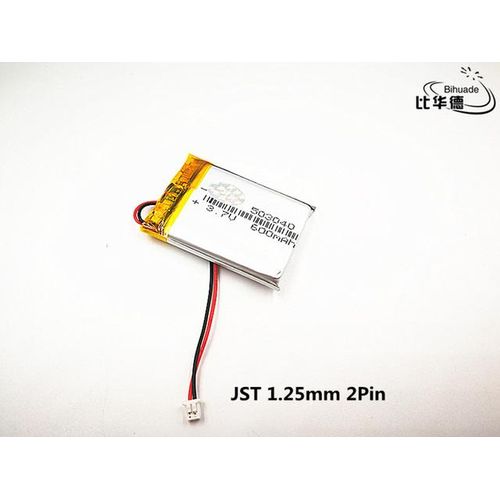 10pcs Jst 1.25mm Customized Good Qulity 3.7v 600mah 503040 Polymer Lithium Ion / Li-Ion For Toy Power Bank Gps Mp3 Mp4