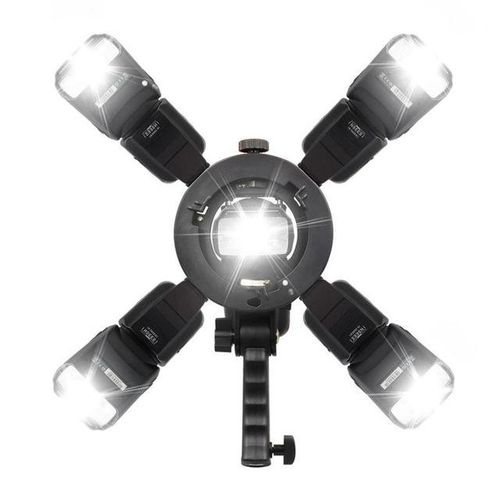 S-Type Bracket New Handheld Grip Bowens S Mount Holder For Speedlite Flash Snoot Softbox Beauty Dish Honeycomb For Godox Flash