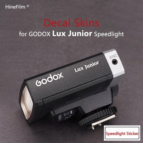 Lux Junior Flash Skin Anti-Scratch Cover Film For Godox Lux Junior Camera Flash Speedlight Premium Decal Skin Protector Sticker