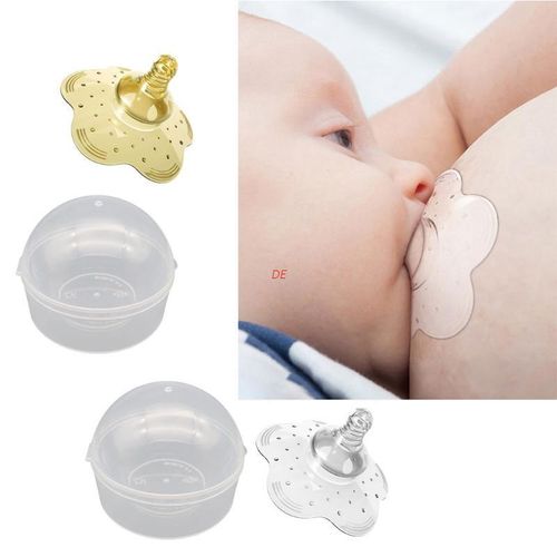 DE  Safety Silicone Nursing Pad  Tyle Breast Teat Protection Cover Mat Breast
