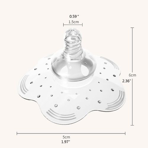 DE  Safety Silicone Nursing Pad  Tyle Breast Teat Protection Cover Mat Breast