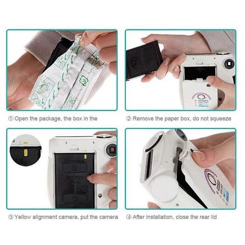 New 10-100 Sheets Fujifilm Instax Mini Film White Edge Photo Paper For Mini Liplay 12 11 9 8 40 70 90 Link Instant Camera Evo