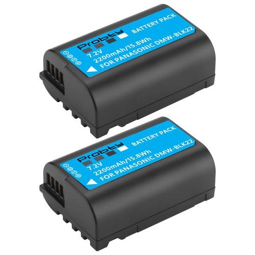 2200mah Dmw-Blk22 Dmw-Blk22 Replacement For Panasonic Lumix Dc-S5 Dc-S5 Ii Dc-S5 Iix Gh5 Ii Gh6 S5ii S5m2 Gh5m2