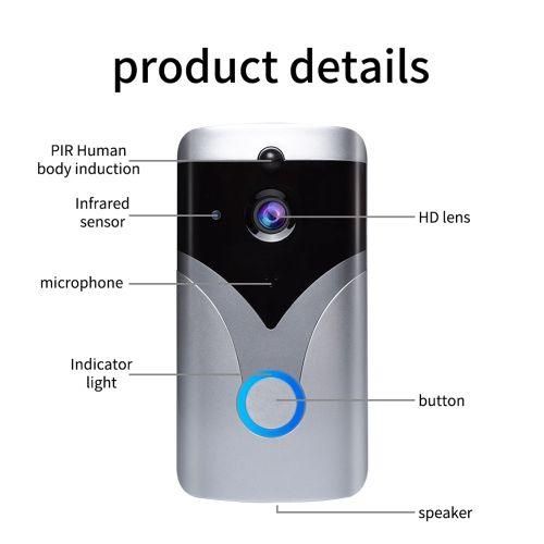 Wireless Video Doorbell Camera 1080P WiFi Home Security
