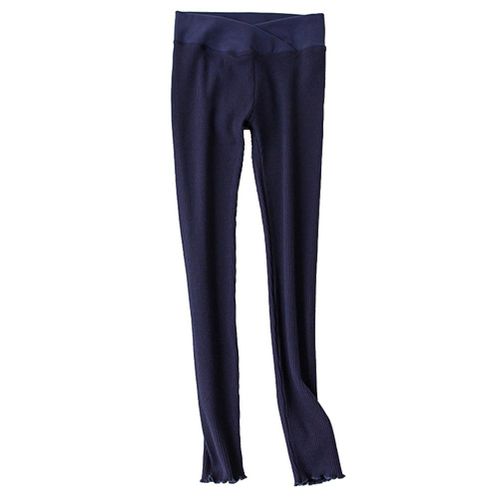 New Spring Autumn Maternity Pants Cotton Pregnant Women Nursing Prop Belly Casual Trouser,Navy NO5115