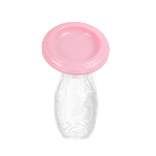 Full Silicone Breast Pump Adjustable Suction Silicone Material Pump for Mothers Day Gifts,Pink NO5112