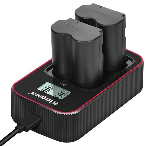 Kingma Np-W235 Rechargeable Usb Lcd Dual Charger Kit For Fujifilm Gfx50sii 100s X-T4 Xt4 Camera Np W235 Charger