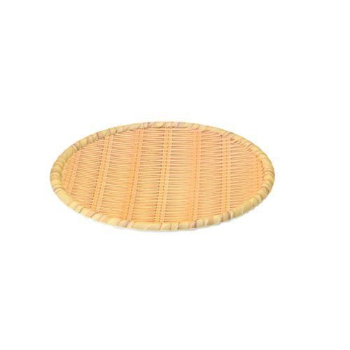 Smooth Bamboo Plate Bamboo Style Round Plate for Hotpot Restaurant Bbq F
