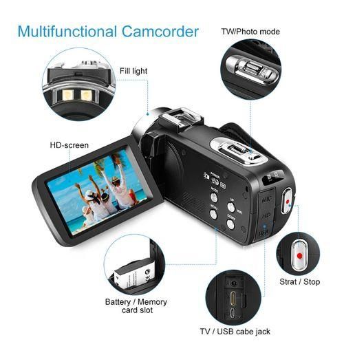 30MP Digital Camera HD WIFI Night Vision Selfie DV Camera
