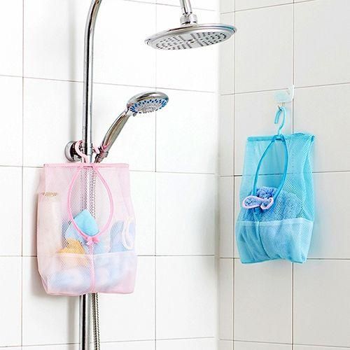 Kitchen Bathroom Underwear Socks Sundries Storage Hanging Multipurpose Mesh BagGreen