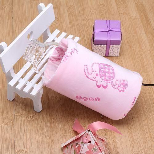 Baby USB Bottle Warmer Portable Thermal Kids Feeding Milk Bag Outdoor Keep Warm Pink Package 1