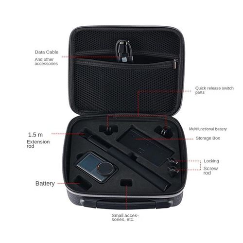 Carrying Case For Action 3 Osmo Mobile 3 Gimbal Stabilizer Storage Bag Handbag Hard Shell Box Extension Rod Accessory