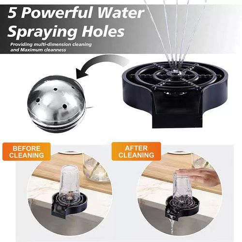 Kitchen Faucet Bottle Washer Quick Rinser For Baby Bottle Bar Gl Rinser Kitchen Sink Automatic Flushing Device