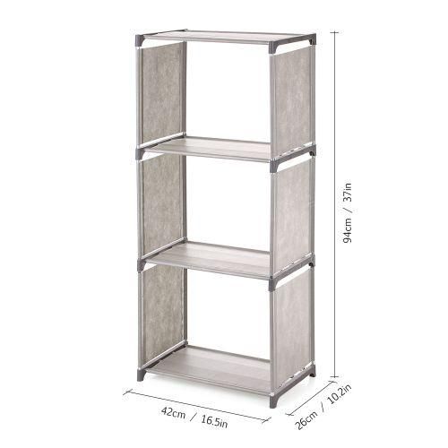 345Shelf Bookcase Book Shelves Bookshelf Storage Bin Books