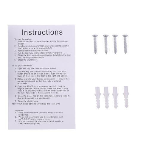 Key Lockbox Red NO5111