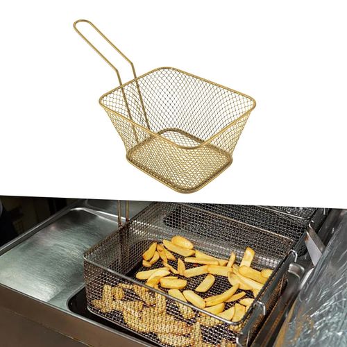 French Fries Holder Portable For Deep Frying Aureate Large