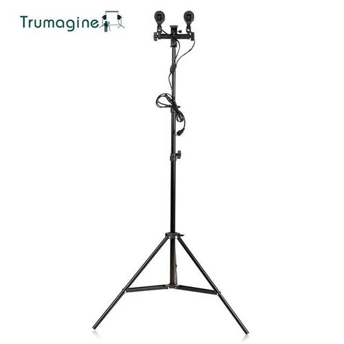 Trumagine Double Head Photography Studio Light Fitting Photo Lighting E27 Socket Bulb Holder Flash Umbrella Bracket Eu Us Plug