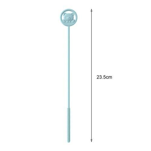 Extra Long Pipe Cleaner Sips 3pack Reusable Straw amp Lid Brushes Pink Blue