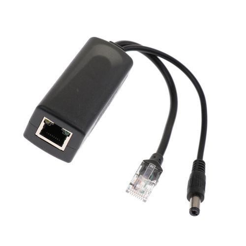 PoE Over Ethernet Splitter 48V To 12V Support   802.3 AF/AT Power NO5111