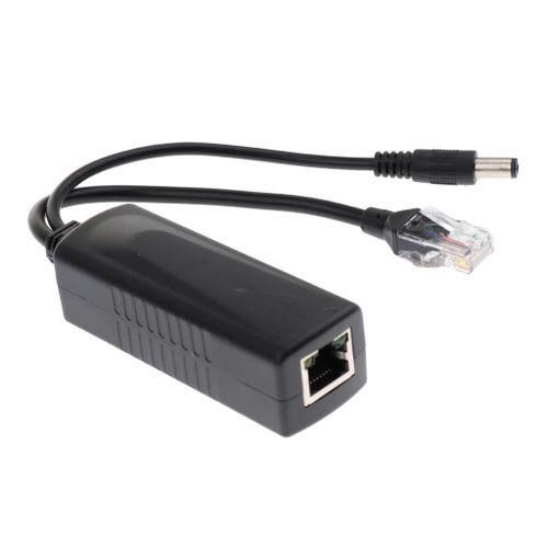 PoE Over Ethernet Splitter 48V To 12V Support   802.3 AF/AT Power NO5111