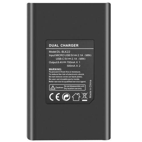 New Dmw-Blk22 Dmwblk22 Blk22 For Panasonic Lumix Dc-S5 Dc-S5 Ii Dc-S5 Iix Gh5 Ii Gh6 S5ii S5iix S5m2 S5m Or Led Charger