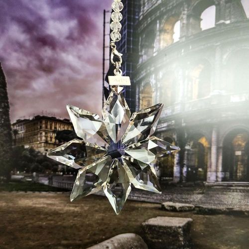 2020 NEW Snowflake Suncatcher Christmas Hanging Glass Decoration DIY Craft Pendant Prism Chandelier Crystal Parts Car Ornament More