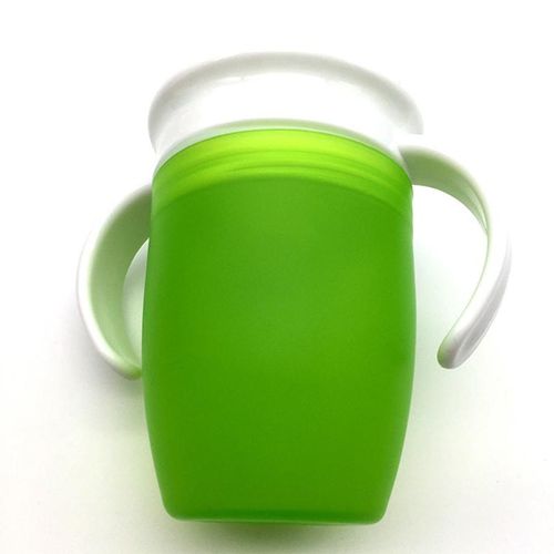 Toddler Sippy Water Cup with Handles 360 Degrees Spill-Proof Leak-Proof Break-Proof Kids Slow Drinking Trainer Smart Cup New NO5147