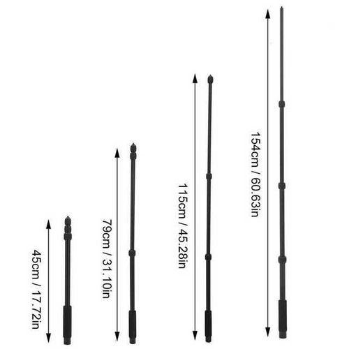 Handheld Microphone Boom Arm Portable Soft Foam Handle Aluminium Alloy Microphone Stand Holder Boompole Mic Extension Arm