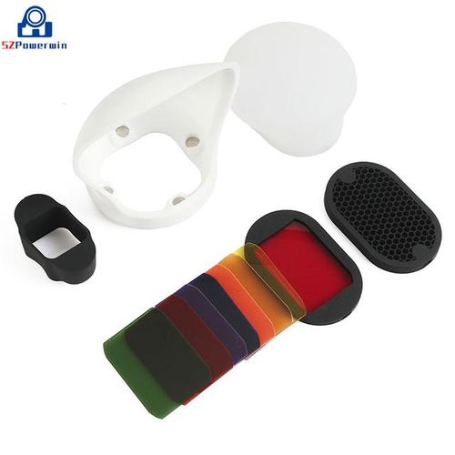 Flash Diffuser Kit Softbox Reflector Honeycomb Grid Color Gels Magnetic Attachment Soft Light Ball For Speedlight Fit For Magmod