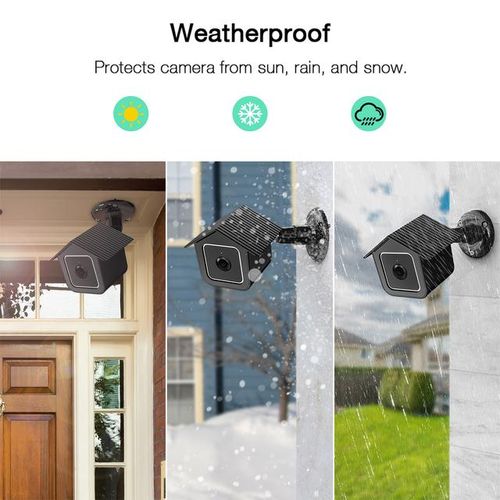 Waterproof Wall Mount For Wyze Cam V3 Smart Camera Plastic Protective Case 360 Degree Swivel Bracket
