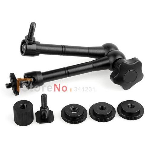 100% New 11 Inch Articulating Magic Arm For Camera Camcoder Dv Lcd Monitor Led Light Shoemount Dslr Rig