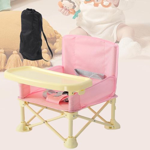Children Booster Seat Easy Cleaning Baby Dining Seat Pink