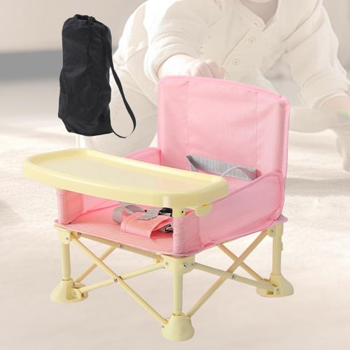 Children Booster Seat Easy Cleaning Baby Dining Seat Pink