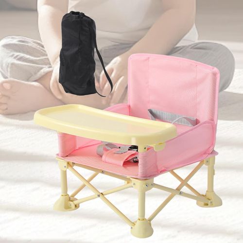 Children Booster Seat Easy Cleaning Baby Dining Seat Pink