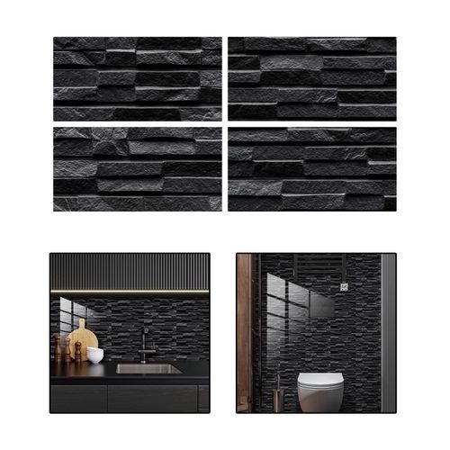 4Pcs Faux Bricks Wallpapers Decor Vintage Wallpapers For