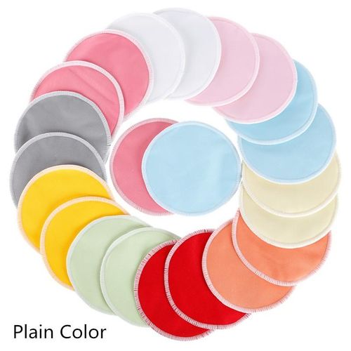 10 Pcs Reusable Bamboo Breast Pad Nursing Pads for Mum Washable Waterproof Pregnant 4.7 inch