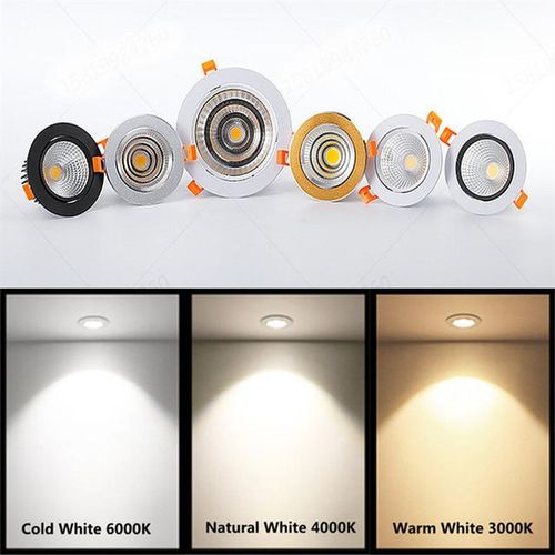 Dimmable Living Room Bedroom Dining Room Spot Led Downlight Ceiling Spot 3w 5w 7w 9w 12w 15w 18w Ac85-230v Recessed