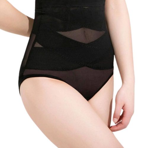 High Waisted Shapewear with Double-layered Crossover Design for Postnatal Mothers Clothes NO5233