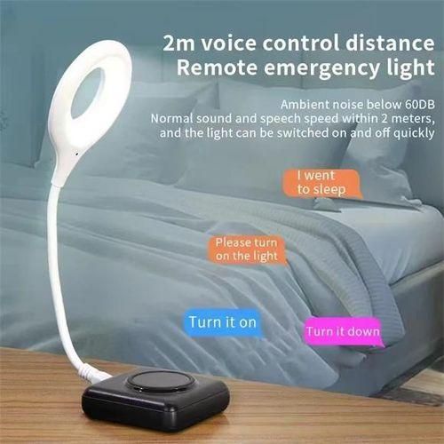 Mini voiceactivated light USB eye protection dimming smart home night light