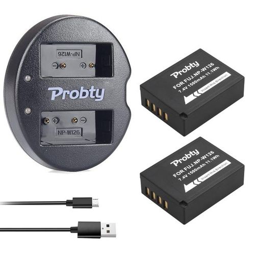 Np-W126 Npw126 Np-W126s Charger For Fujifilm X100f X-A10 X-A7 X-A5 X-A3 X-A2 X-A1 X-E2 X-E2s X-Pro1