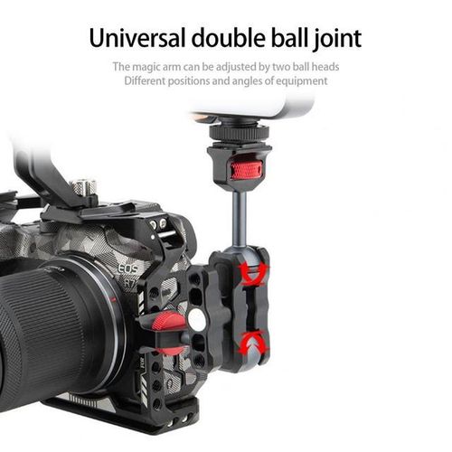 Quick Release Adjustable Monitor Led Light Ballhead External Bracket Camera Accessories