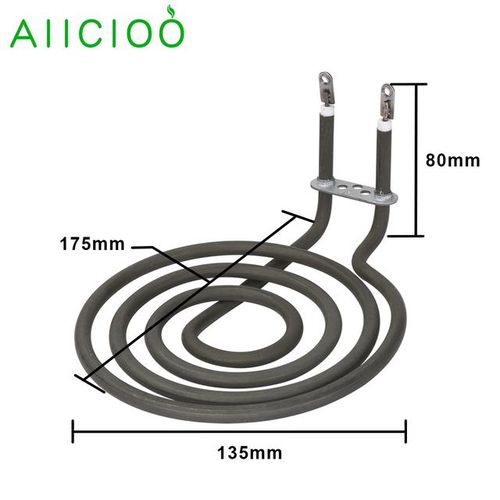 Aiicioo 1400w Electric Coil Air Heater Cooktop Stove Replacement Surface Burner 220v SUS304 Mosquito Type