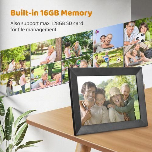10.1 Inch WiFi Digital Photo Frame Builtin 16GB Memory