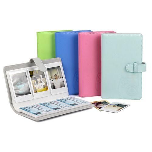 96 Photos Album PU Leather Storage Clip Card Holder Books