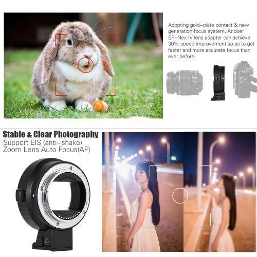 Andoer EFNEX IV High Speed Electric Lens Mount Adapter