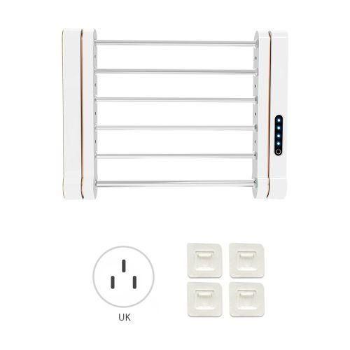 Electric Towel Warmer Rack 6 Bars Wall Mounted Heated Towel